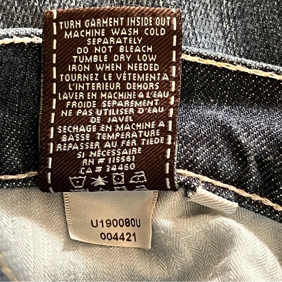 7 For All Mankind Jeans For Women Size 27 X 30 Inseam Straight Leg Jeans Nice!! - Picture 6 of 9